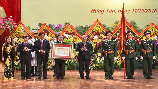  Thủ tướng Nguyễn Xuân Phúc dự lễ kỷ niệm 185 năm thành lập tỉnh Hưng Yên
